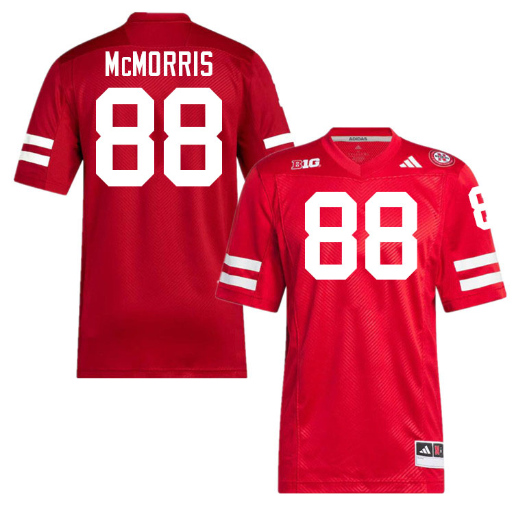 Men #88 Isaiah McMorris Nebraska Cornhuskers College Football Jerseys Stitched Sale-Scarlet